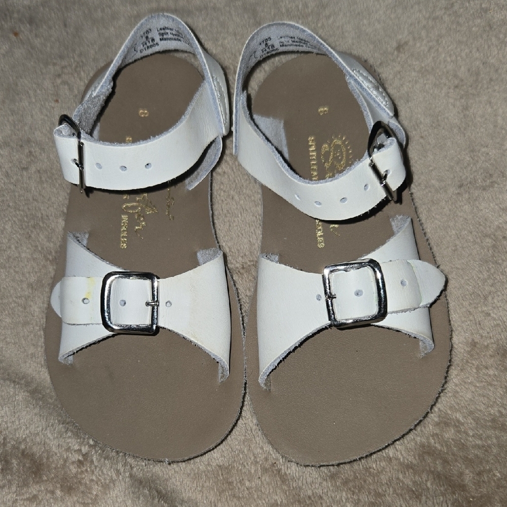 Classic White Kids Sandals